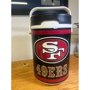 Vintage 1999 San Francisco 49ers NFL Kooler Kraft Insulated Water Jug 14" Cooler